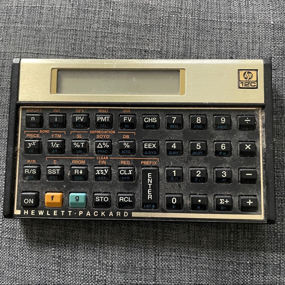 HP 12C calculator